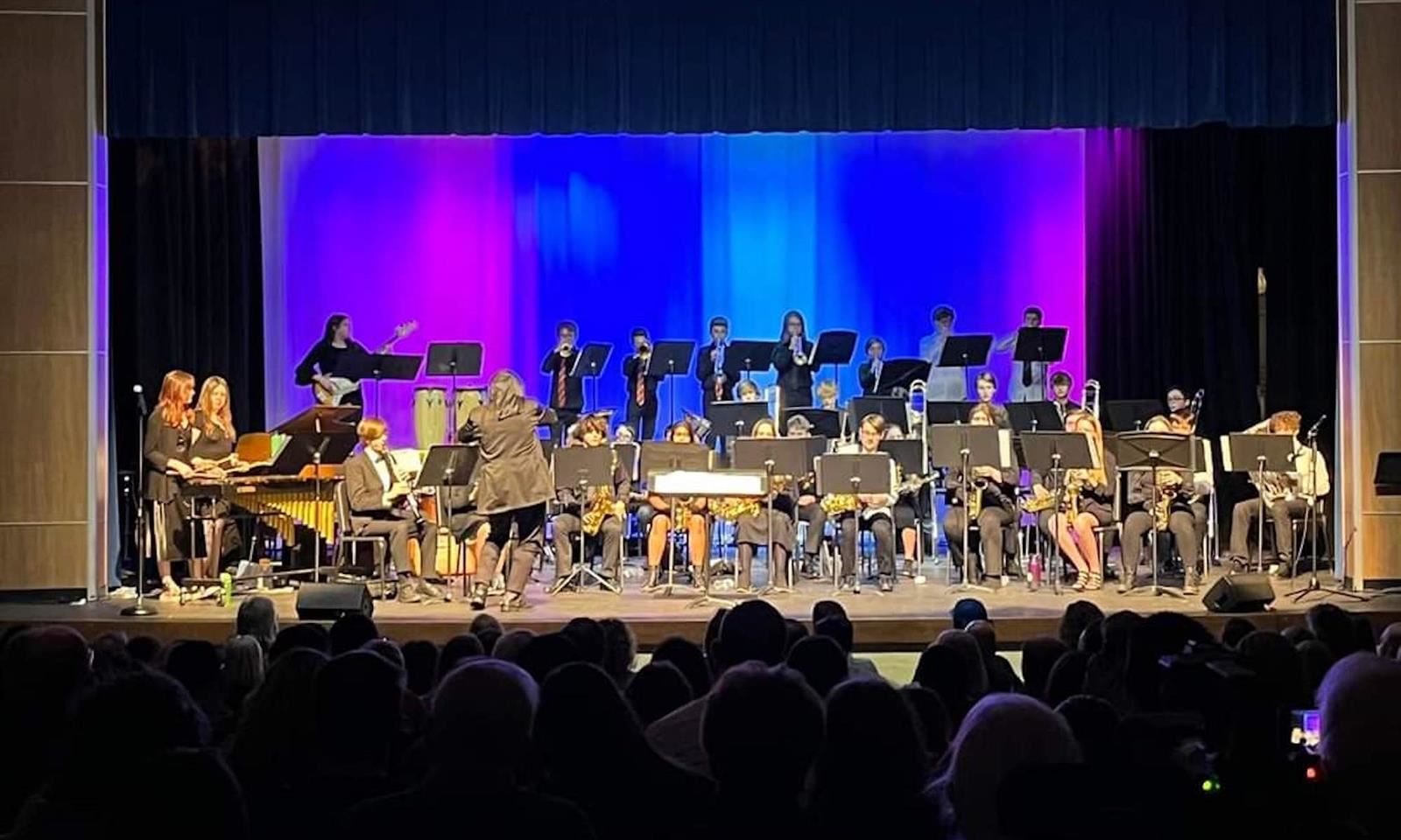 Jazz Honor Band performs